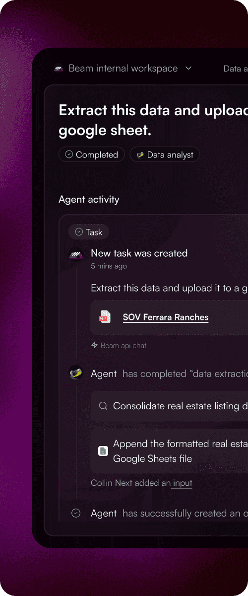 Agentic execution