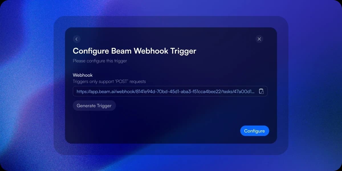 Trigger & embed