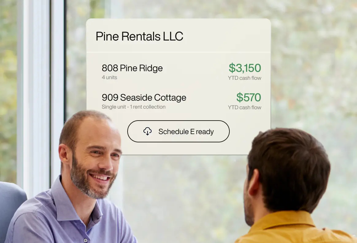 An advisor discussing property records