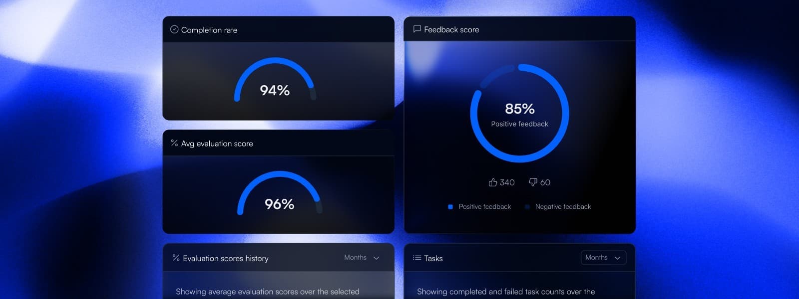 Built-in accuracy tracking