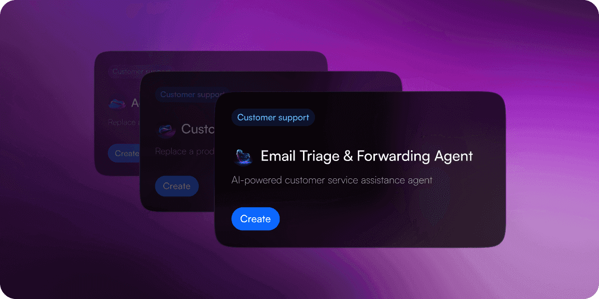 Pre-trained AI agents